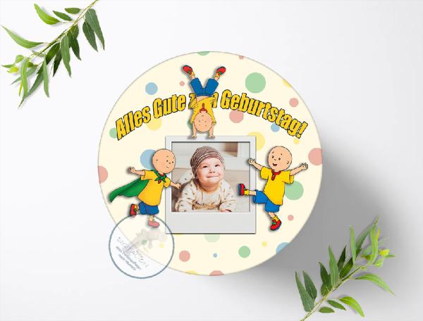 Caillou Tortenaufleger Ø 20cm, 0478c